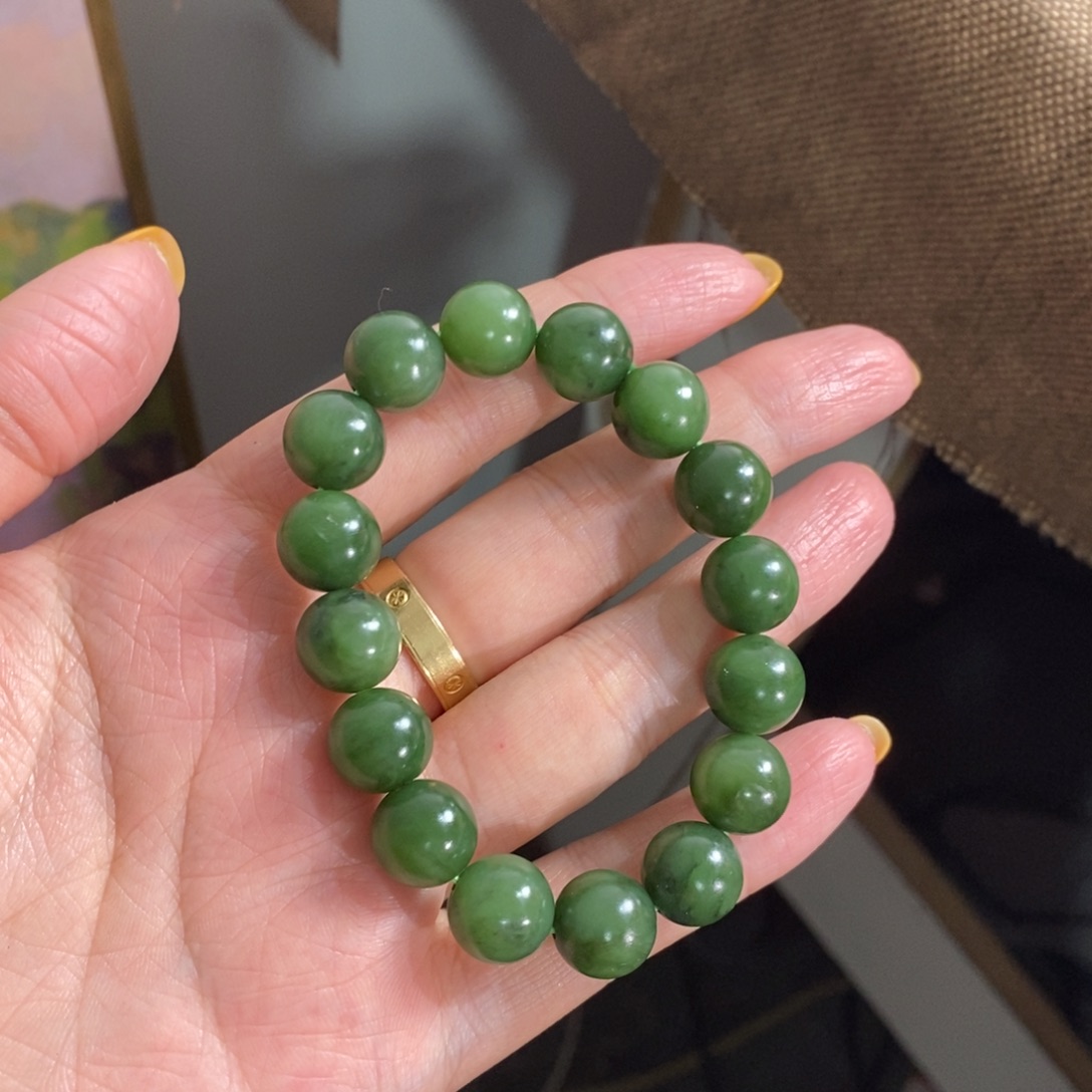 和田玉未镶嵌手链