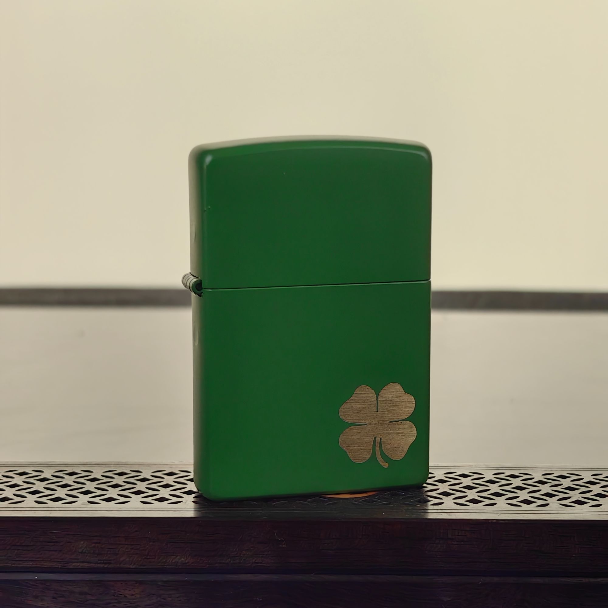 zippo打火机 DB 常规绿色四叶草  DY9902DK*664dabai