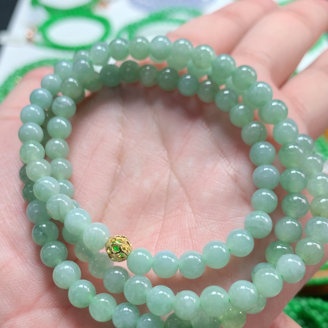 翡翠未镶嵌手链翡翠