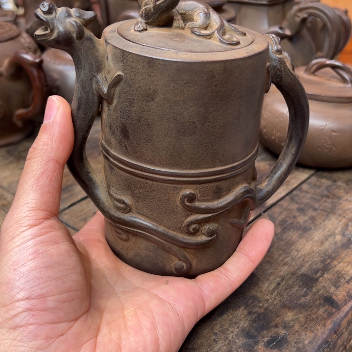 秦***粤紫砂茶壶紫砂壶作品