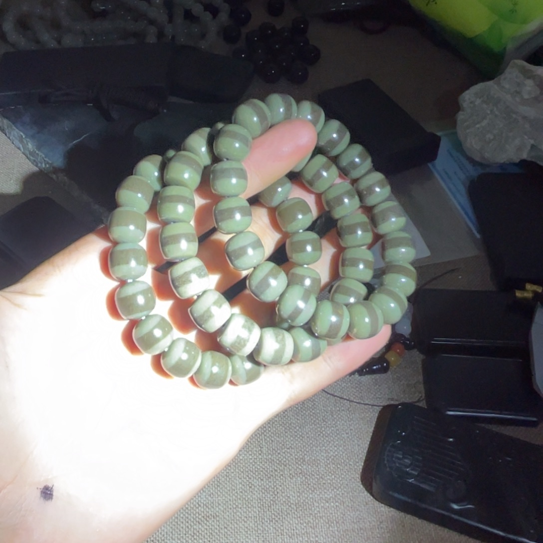 和田玉未镶嵌颈饰拍一发一