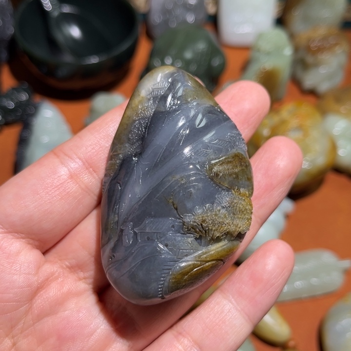 和田玉挂件未镶嵌