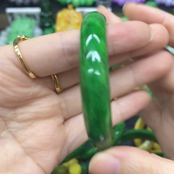 薇***子未镶嵌手链翡翠手镯7