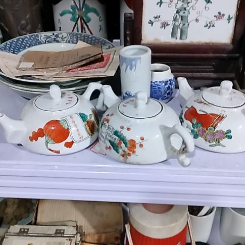 软陶北**光茶壶3把，。