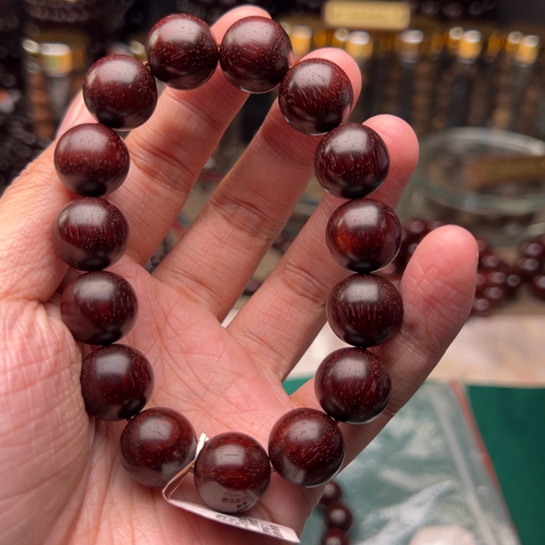 檀香紫檀（小叶紫檀）手串/手链1.5泥料原汁原味包浆特价款