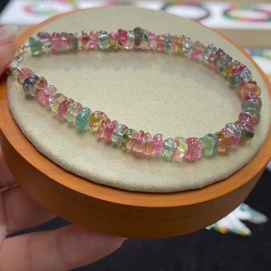 【闪购商品】碧玺手串未镶嵌两天看货期