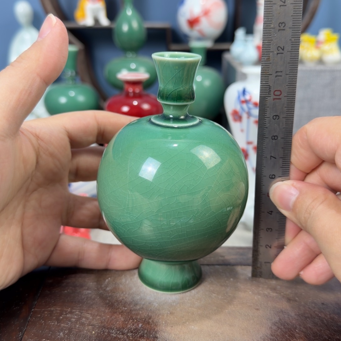 陶瓷手工小花器摆件