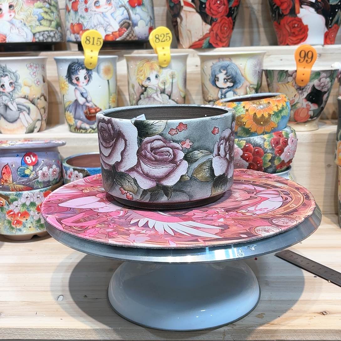 紫砂花盆手工花盆默认微瑕14/10