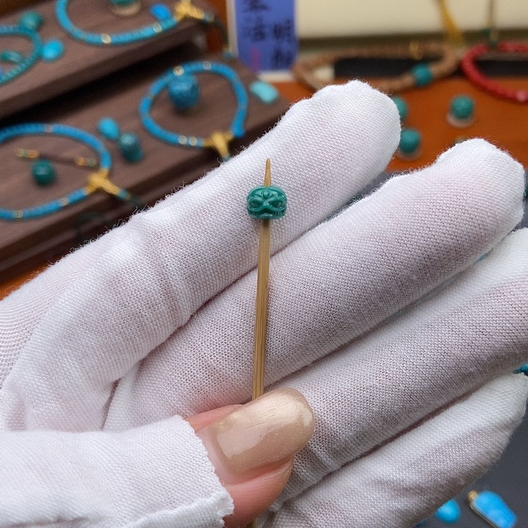 绿松石未镶嵌绿松石配饰h