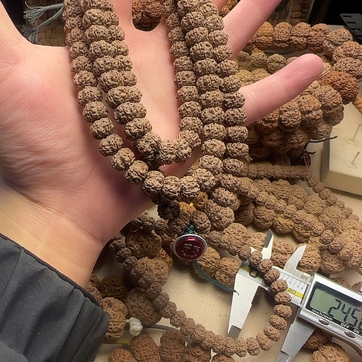 金刚菩提吊坠金刚菩提细纹梅花108 