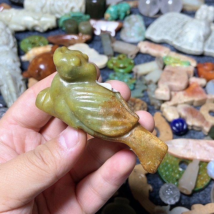 和田玉未镶嵌颈饰156