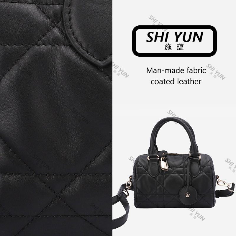 黑色秋冬手提斜跨女包34229