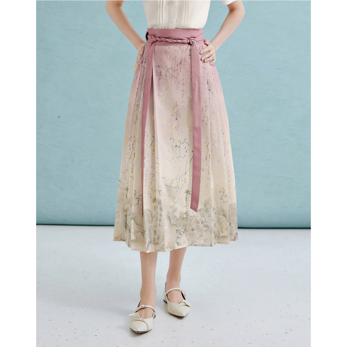 【小铃铛专属】朗文斯汀时尚新中式气质国风马面裙DTYQ4204C07175