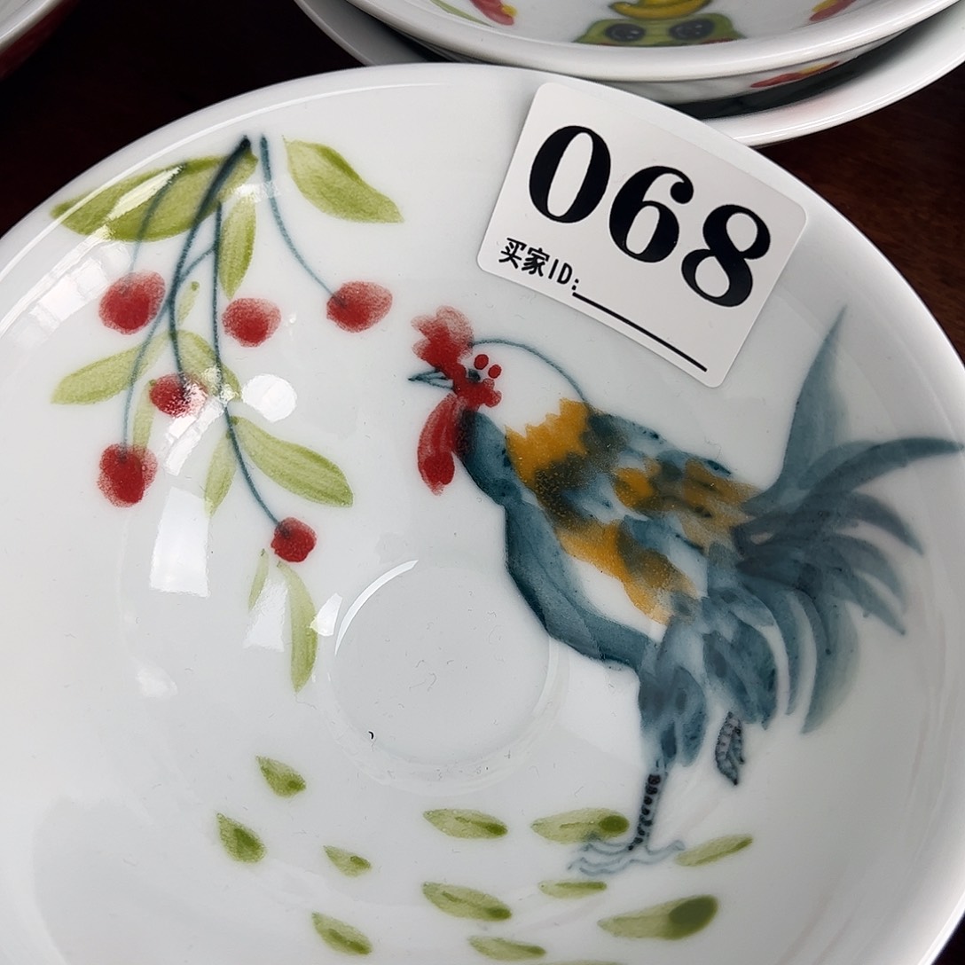 瓷片景德镇陶瓷手工手绘制作