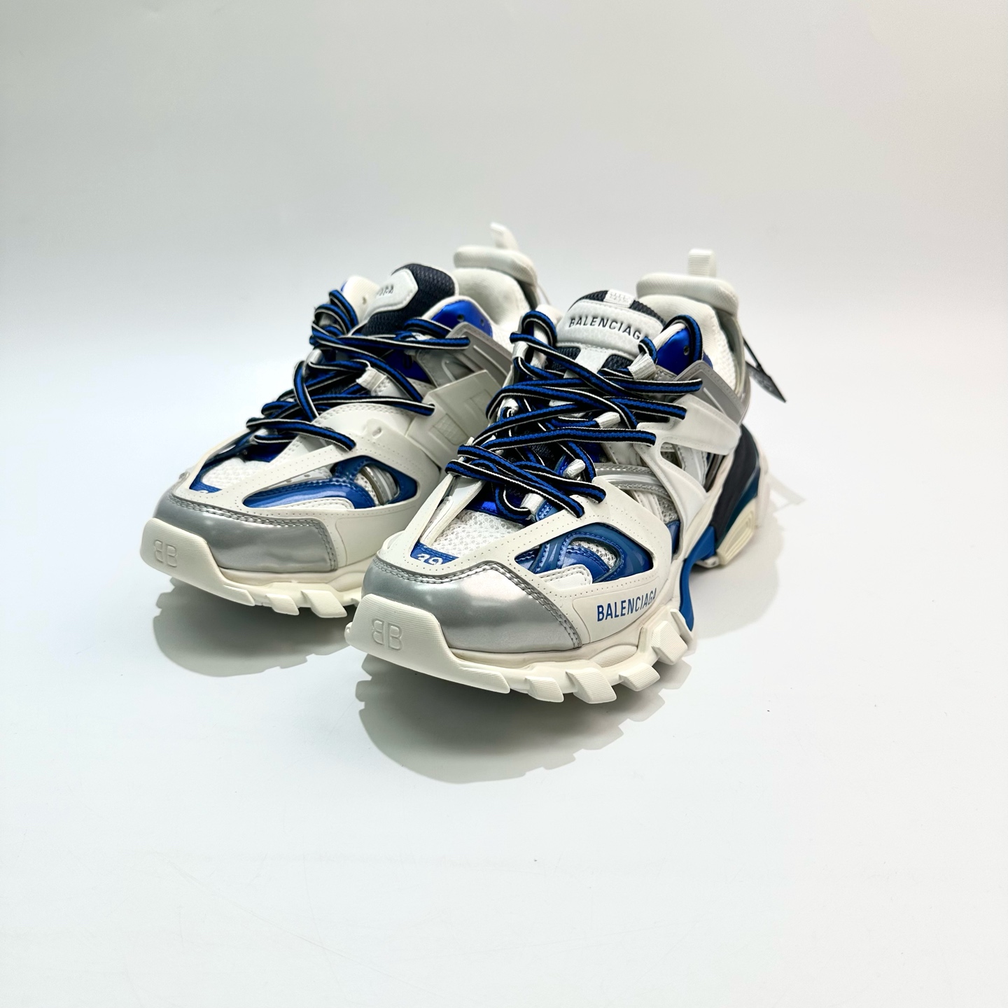 99新 Balenciaga/巴黎世家 39码 白色Track1.0老爹鞋 SY0355
