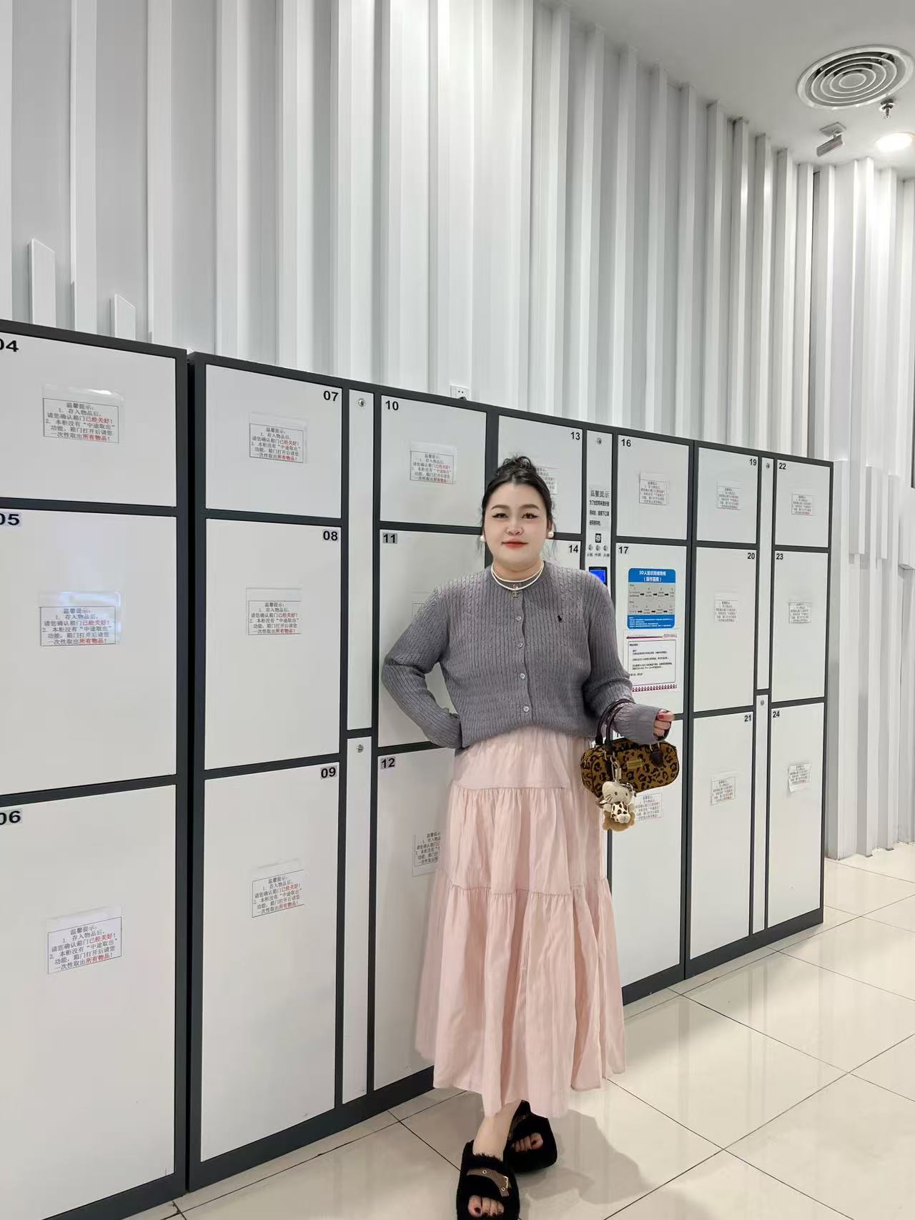 【加加】大码女装针织开衫复古麻花刺绣上衣+高腰显瘦a字半身裙套装