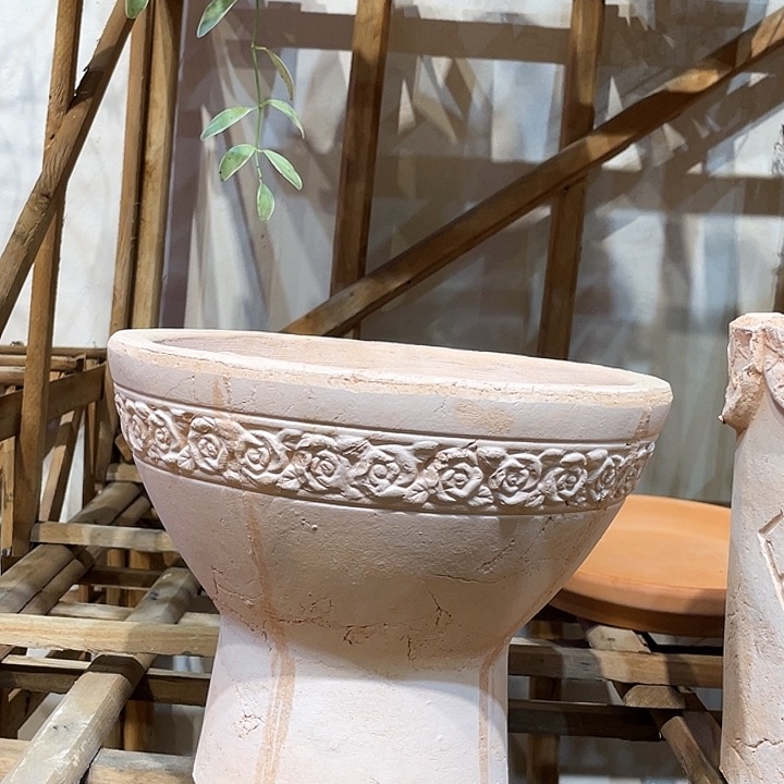 红陶22×18一个花盆手工