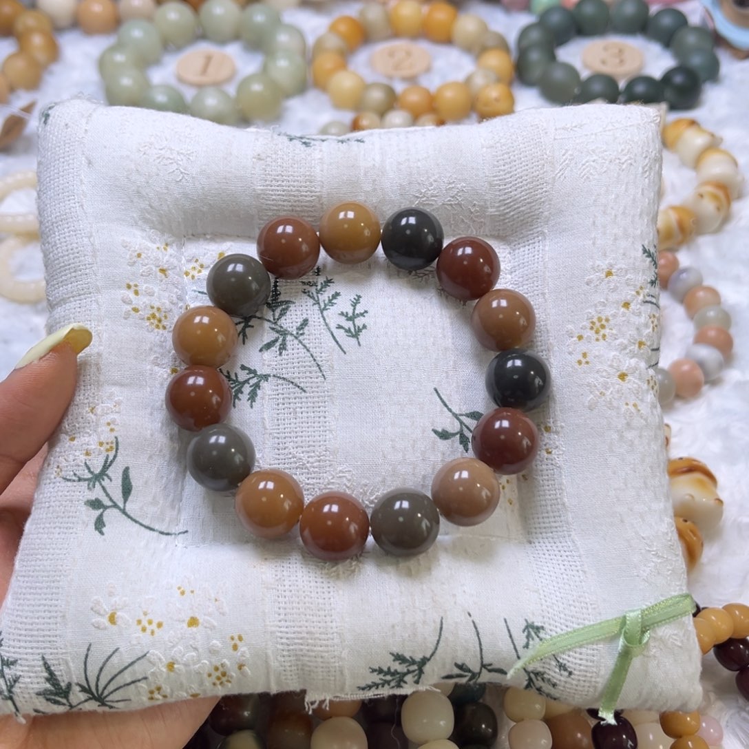 菩提根/象牙果吊坠多宝圆珠卡15