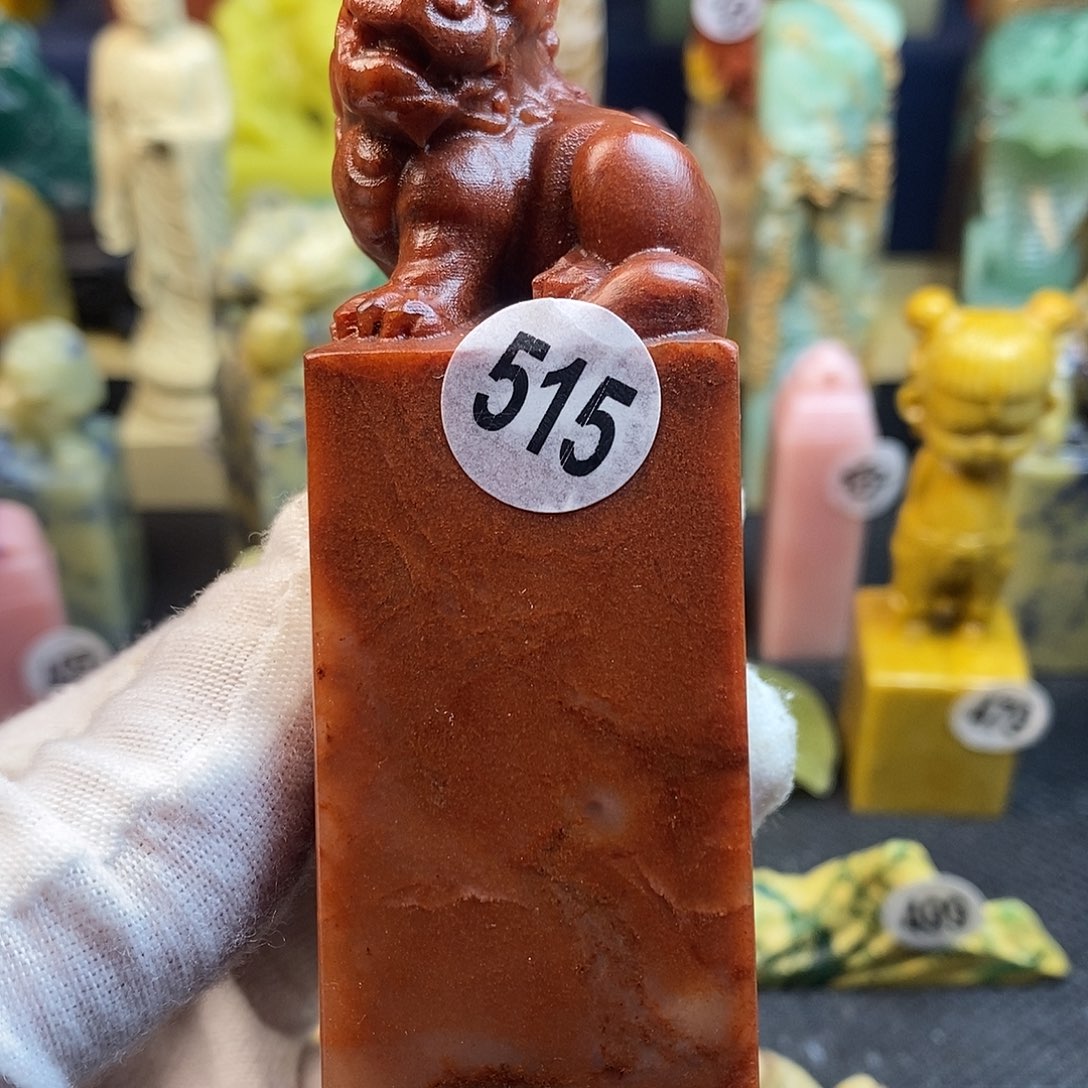 青田石篆刻艺术家的作品