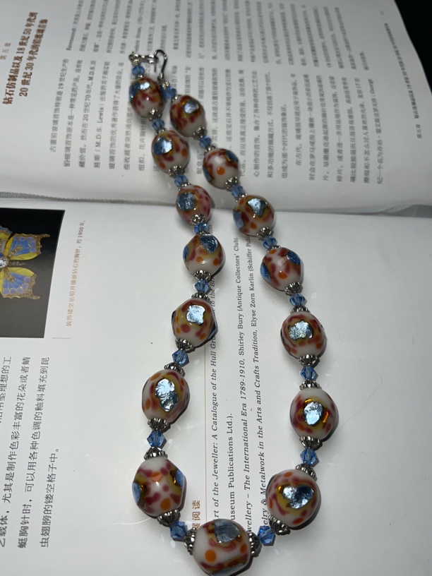 99235复古风琉璃项链