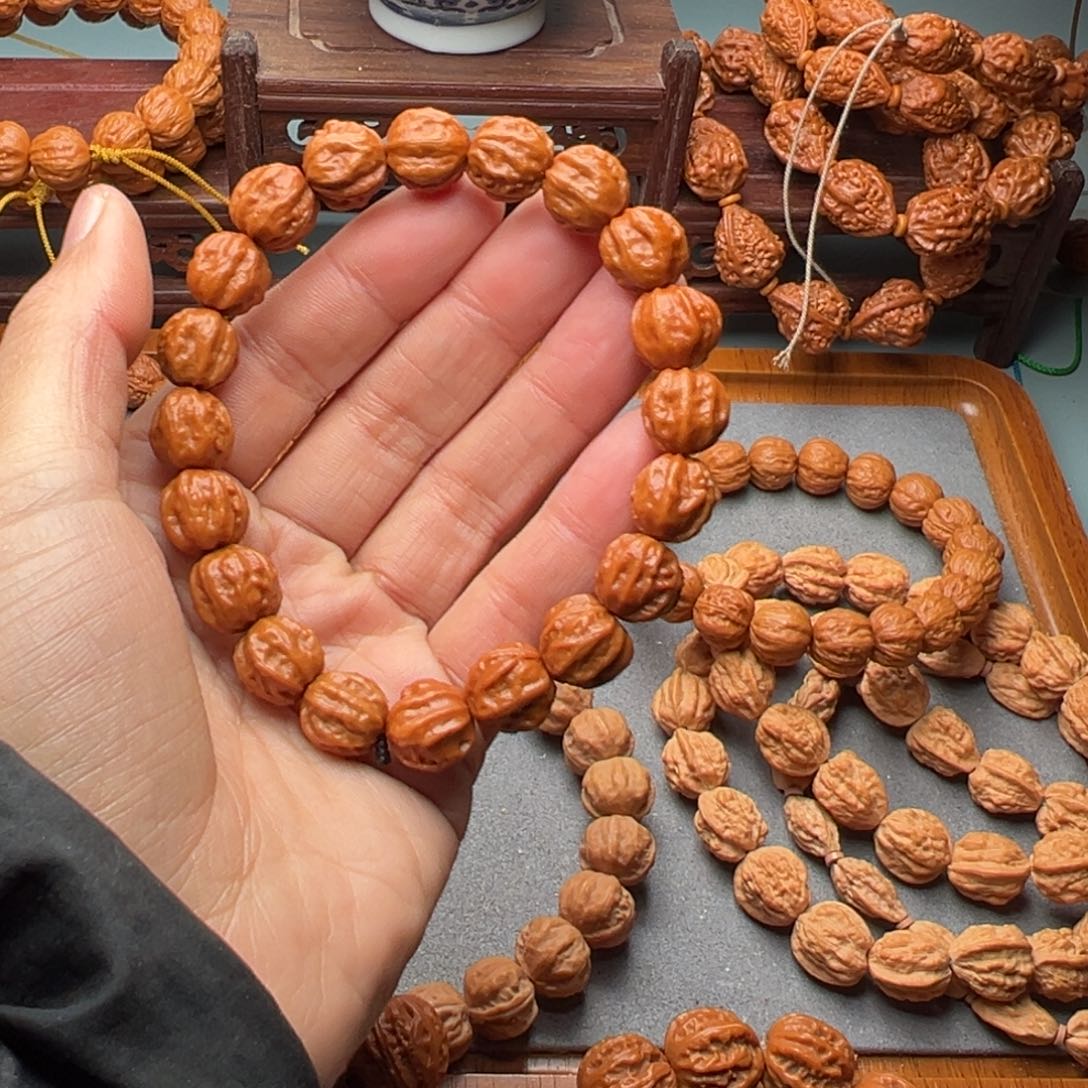 刚***好手串文玩核桃13赤龙