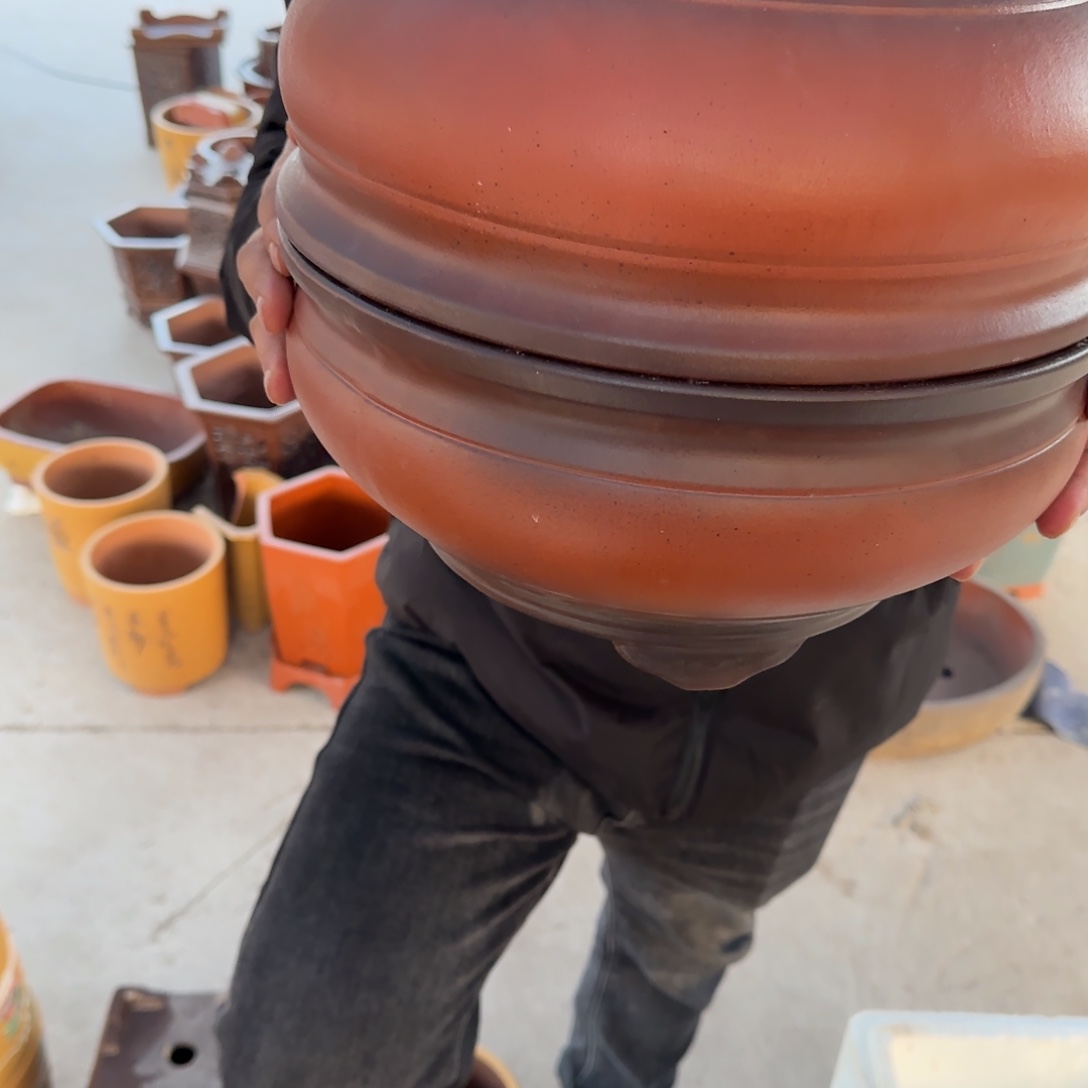 紫砂花盆口径25.11口径