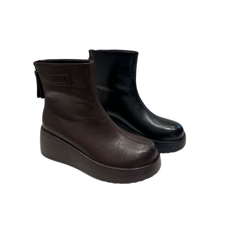 增高6cm防滑坡跟短靴AB25525