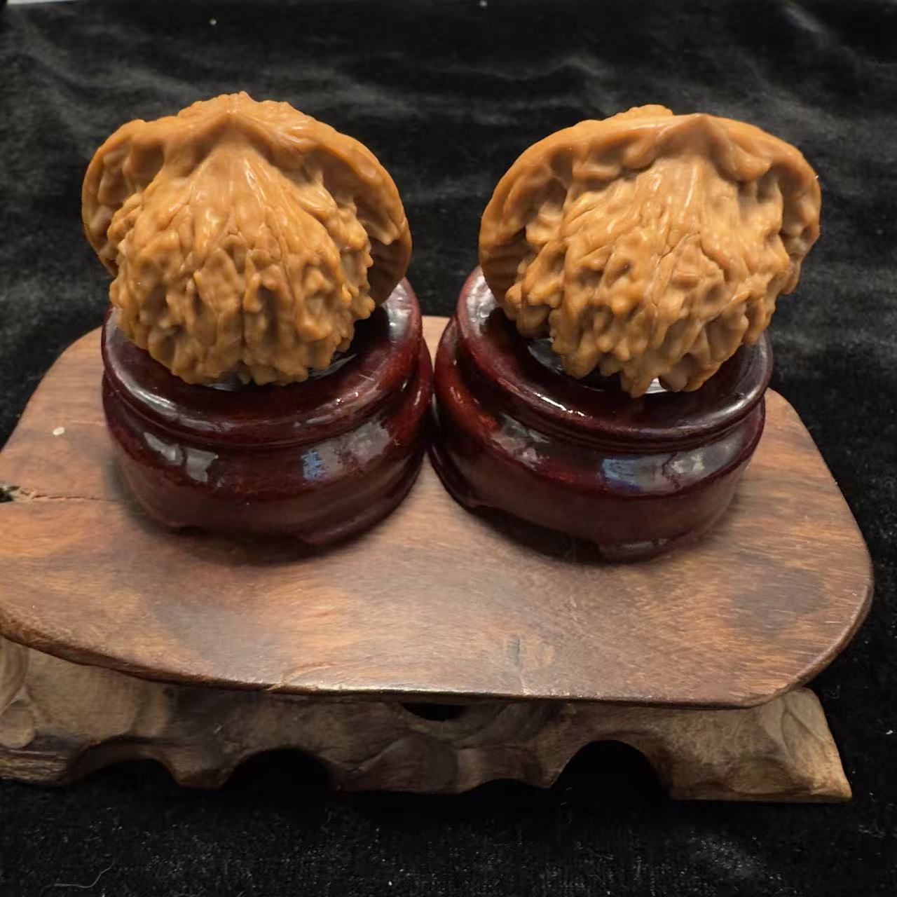 打底盘山公子帽核桃（练手对）—131