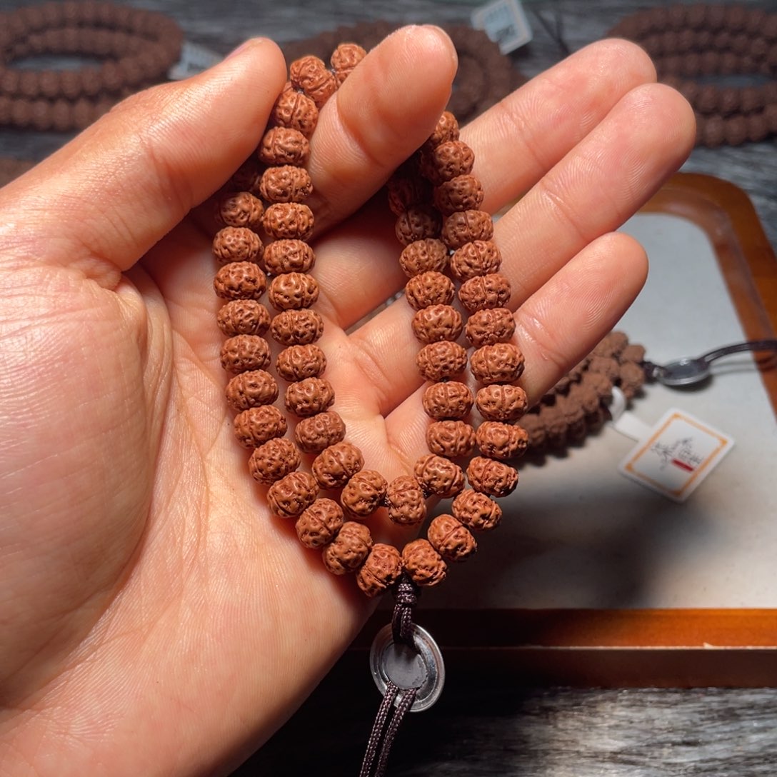 张***熙金刚菩提手串精挑赤焰星峦矮肉南瓜至尊手持