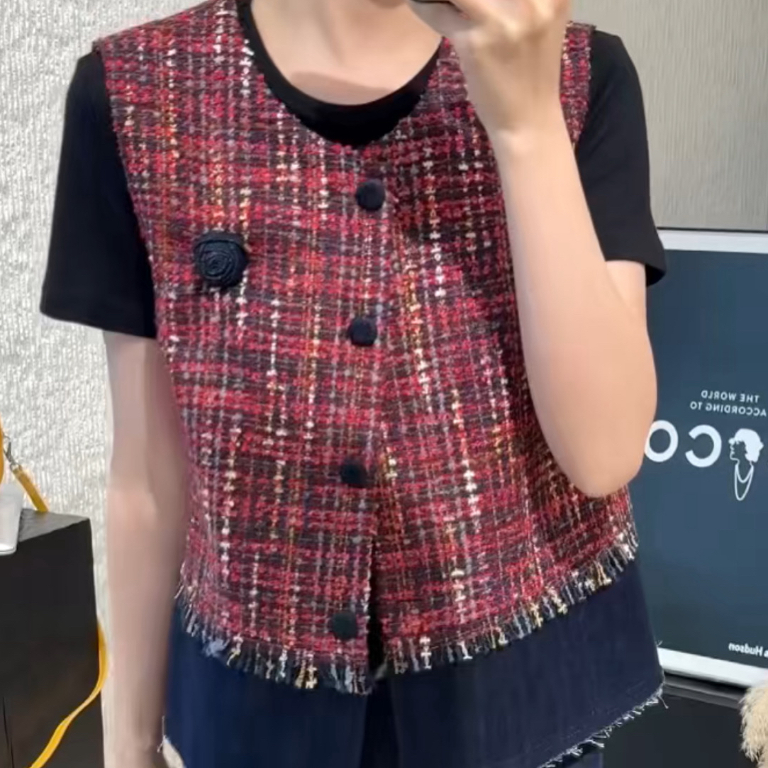 高品质小香风马甲