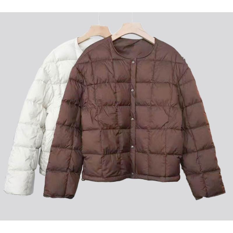 白鹅绒圆领羽绒服-YMY2504031