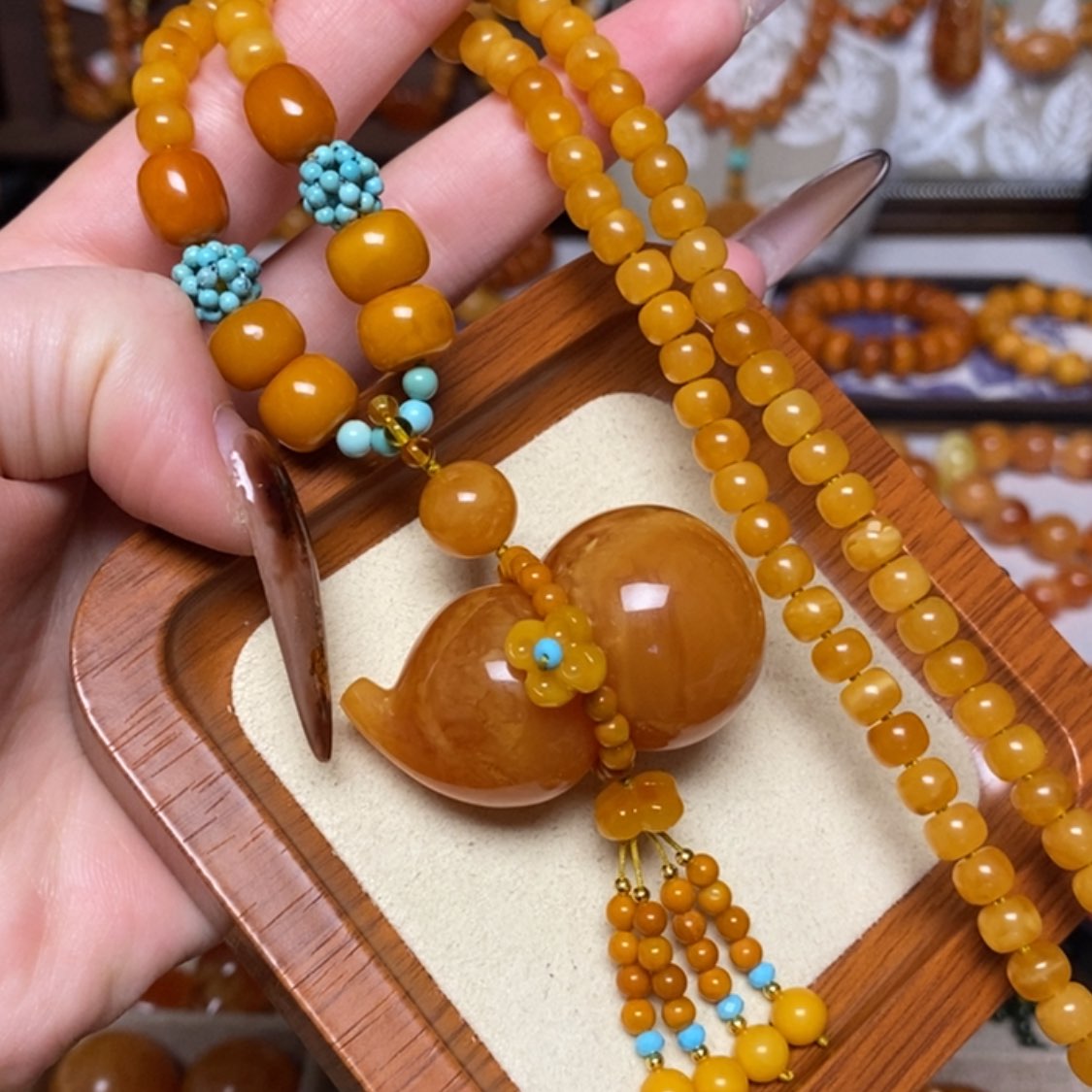 【闪购商品】手链蜜蜡未镶嵌项链