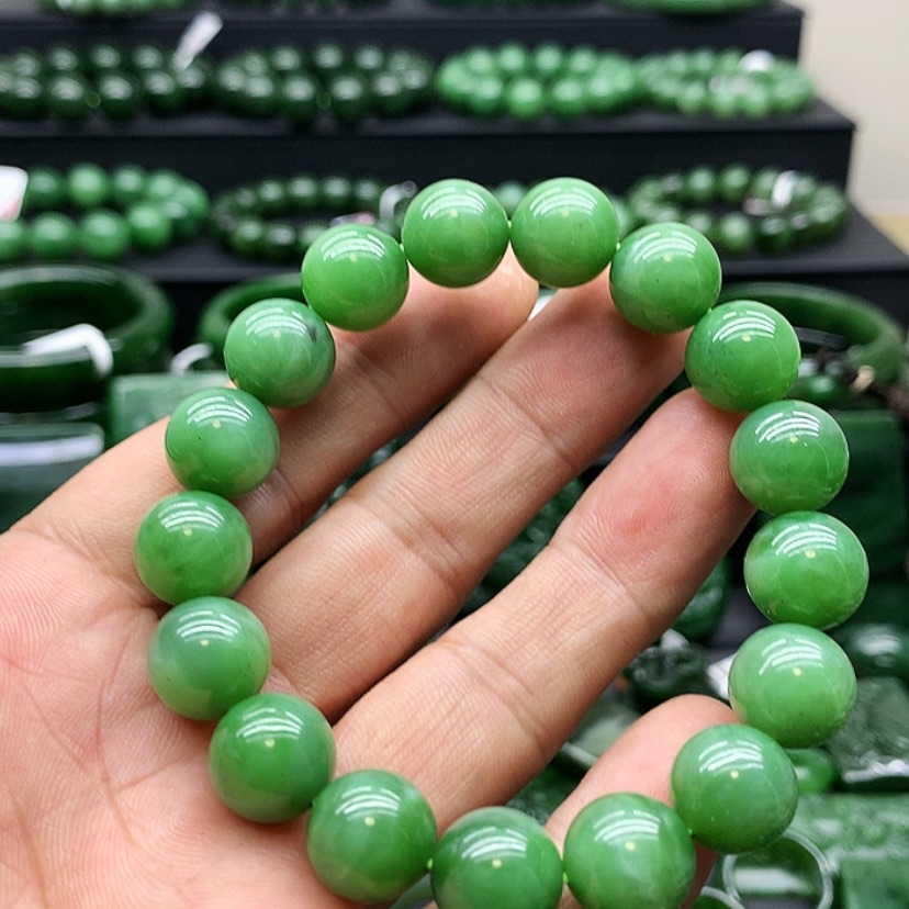 【闪购商品】和田玉（碧玉）手链未镶嵌