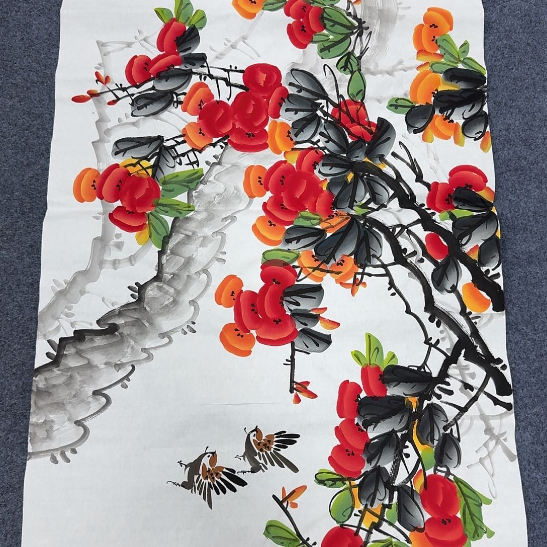 国画国画作品宣纸纯手绘