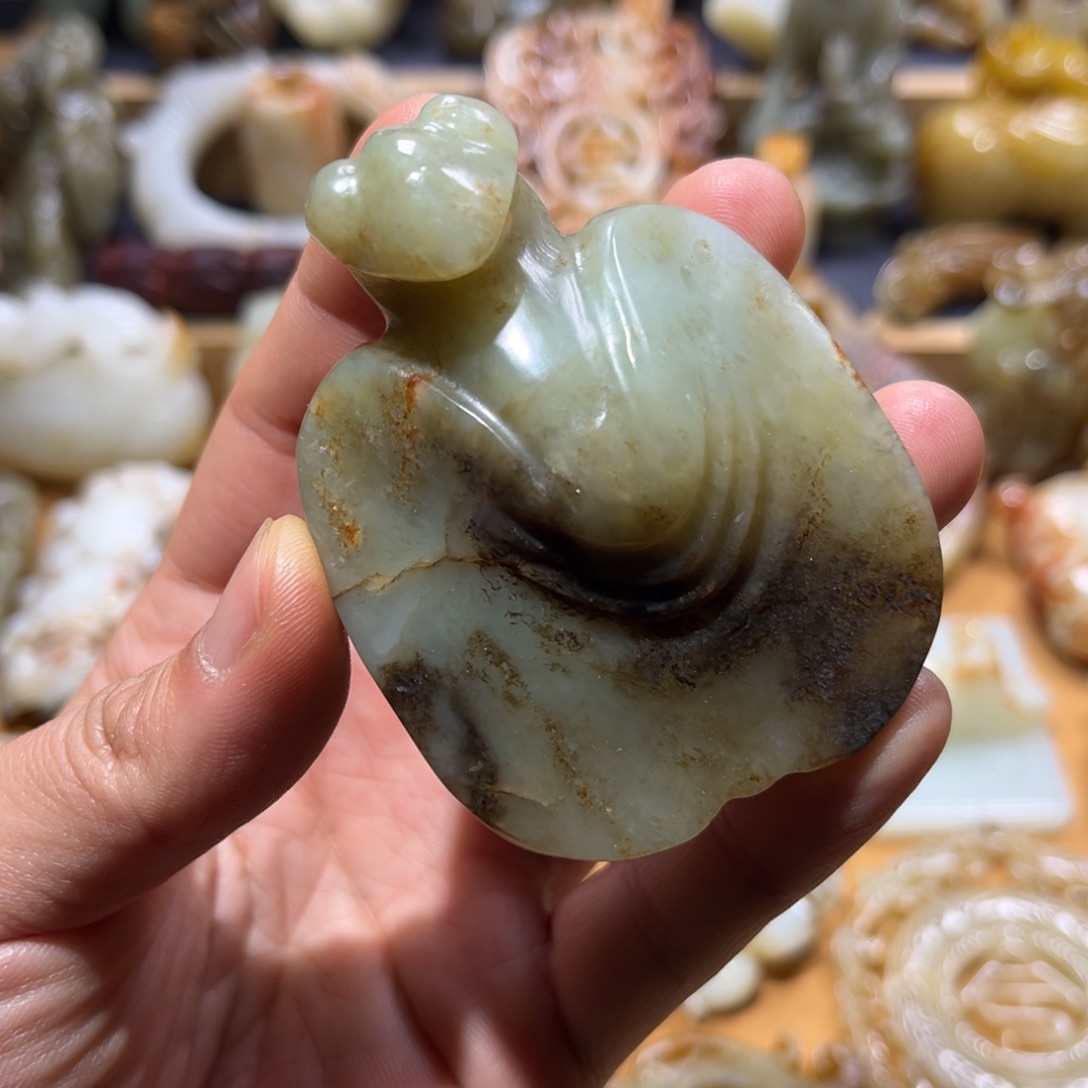 和田玉把件未镶嵌