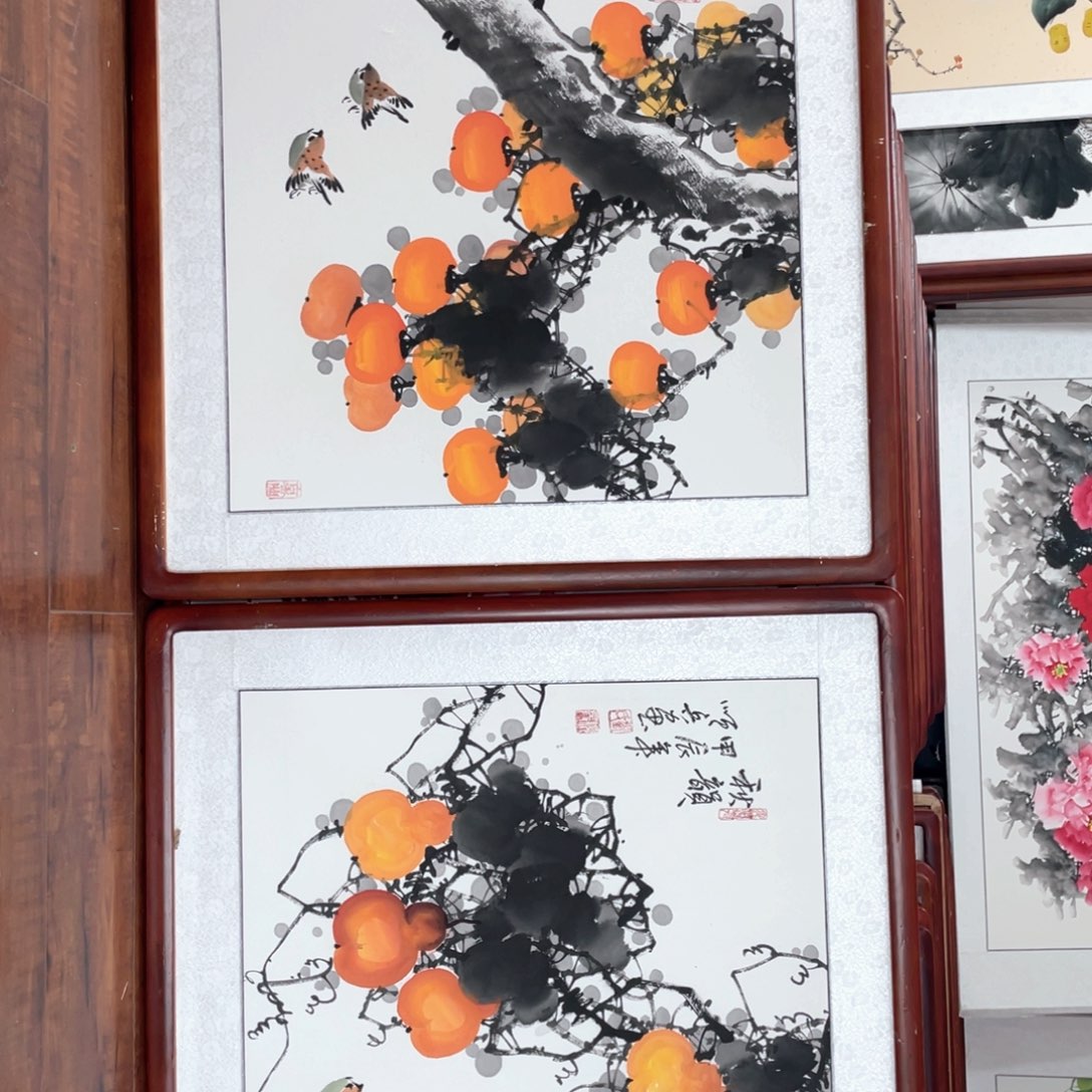国画带框尺寸63*63厘米