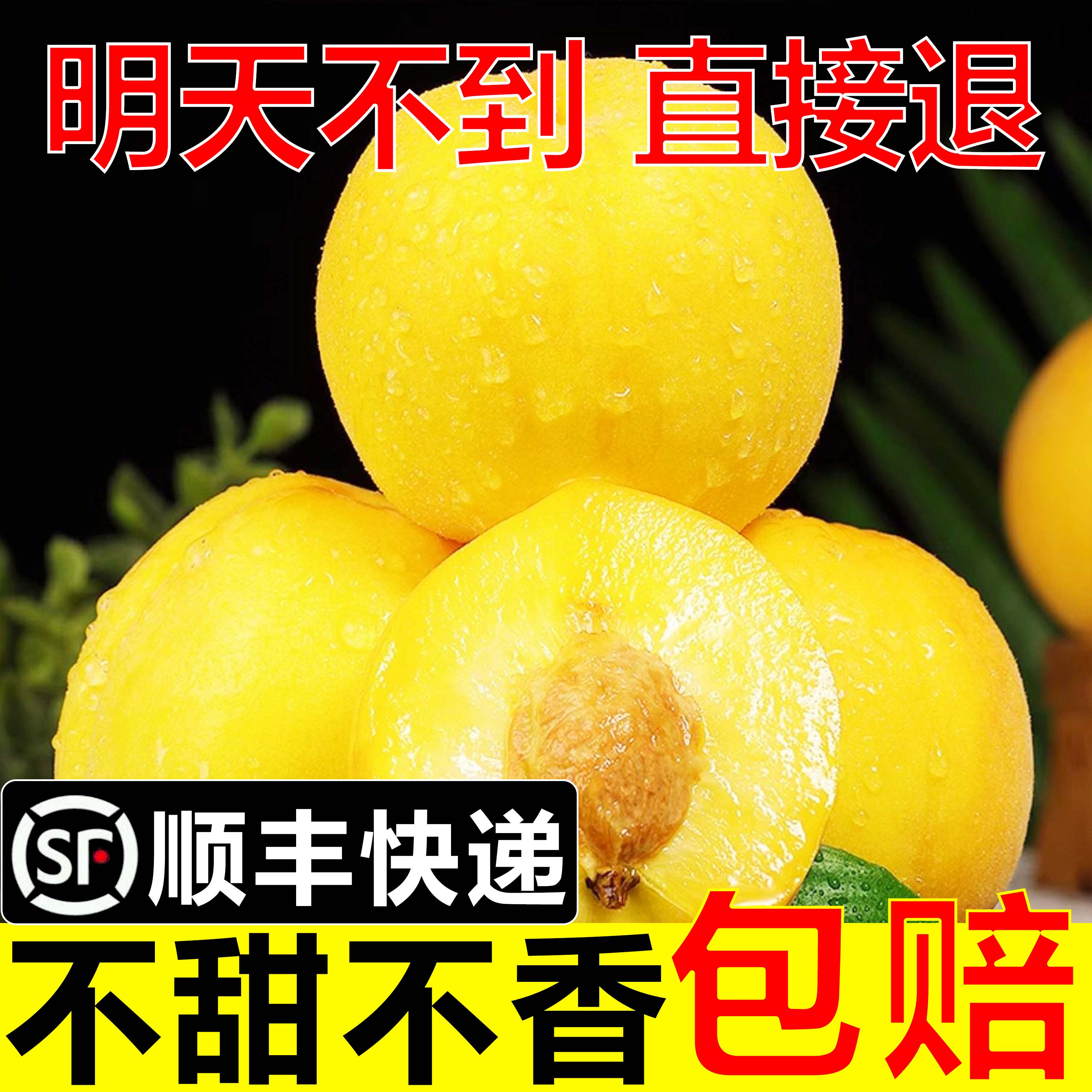 【软硬两吃】【今天买，明天到】正宗黄桃黄金蜜新鲜水果净重1-4.5斤安徽省