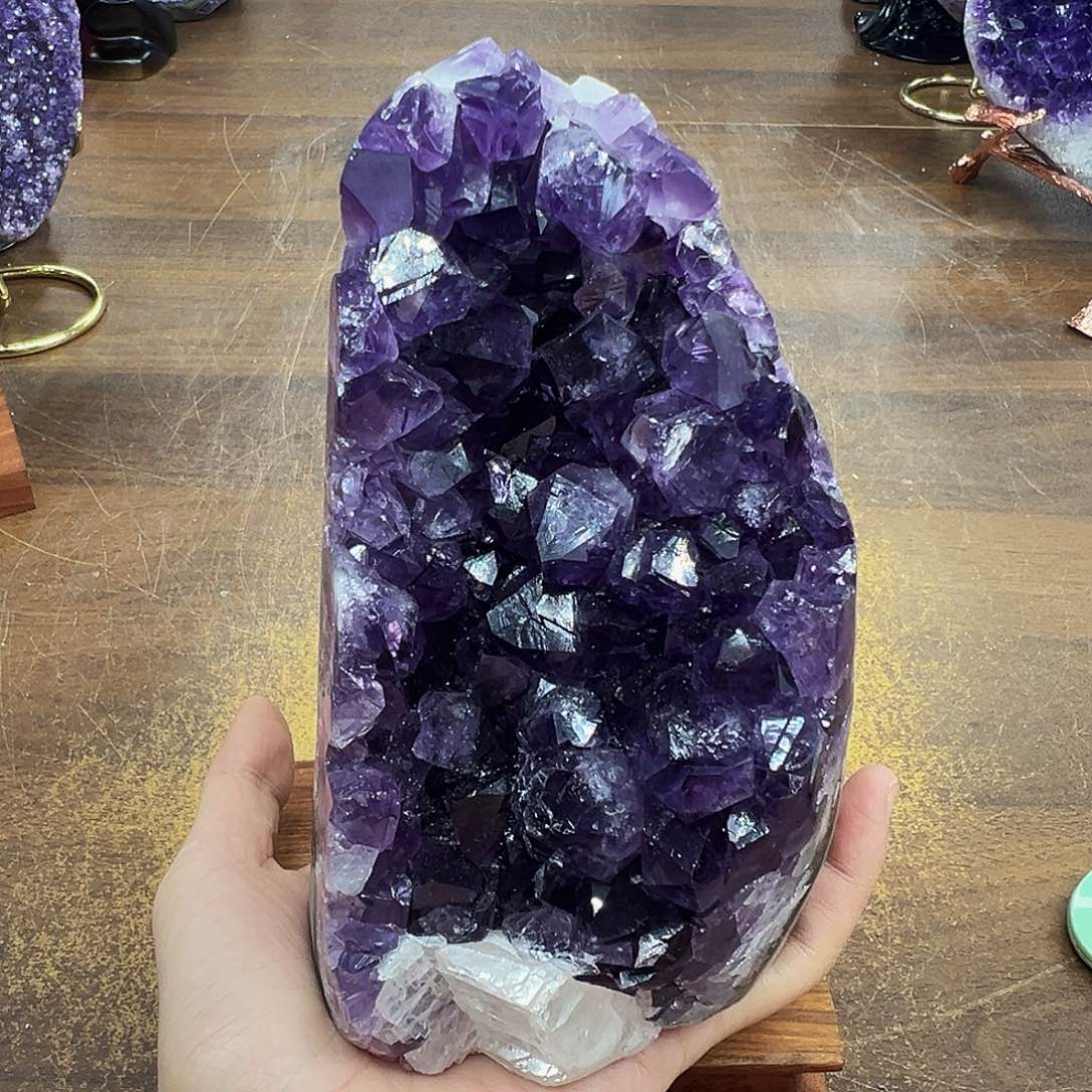 紫晶摆件未镶嵌晶体