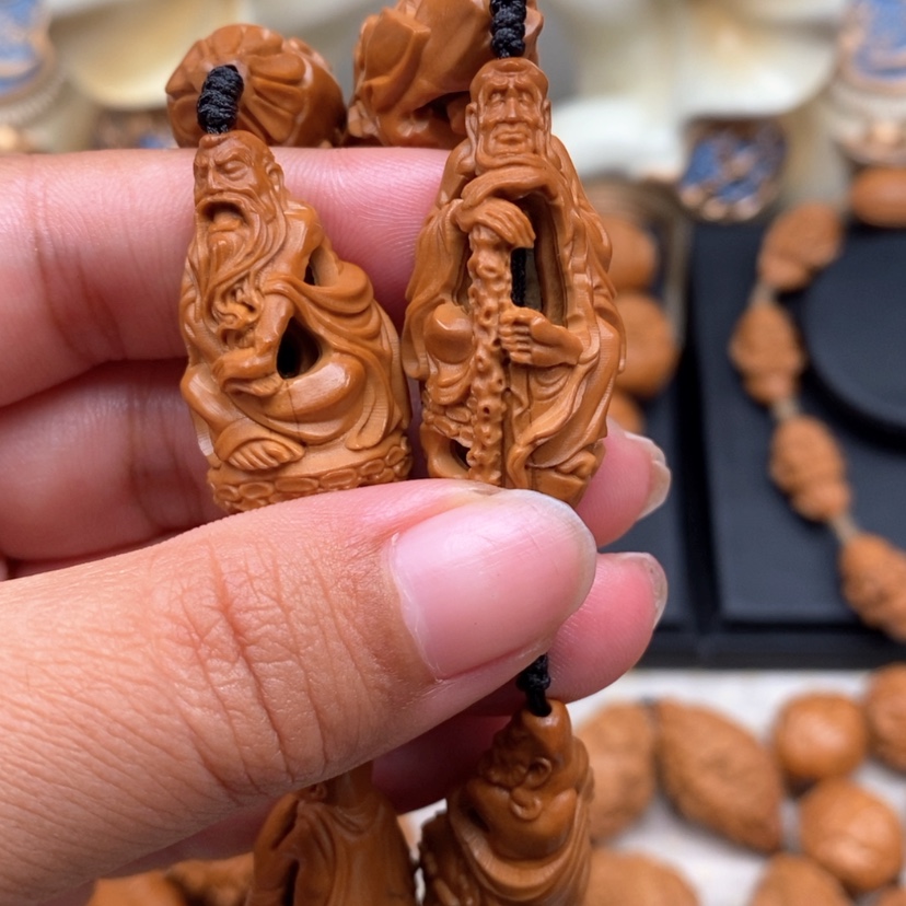 【闪购商品】橄榄核手串橄榄手工雕刻工艺