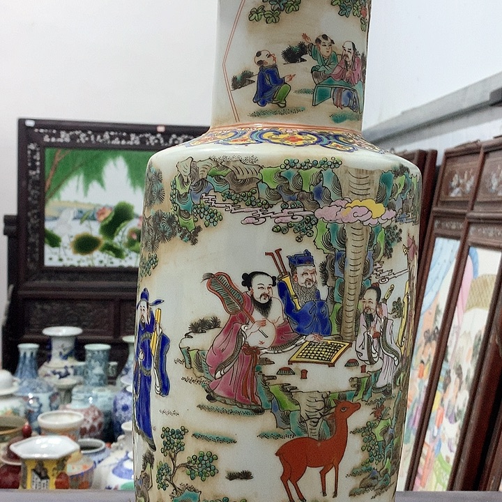 陶摆件博古架陶瓷摆件