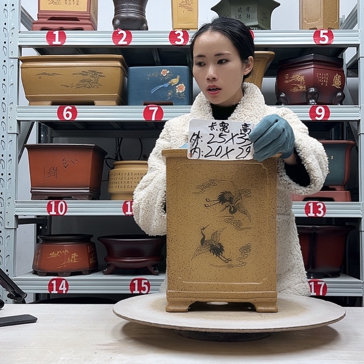 紫砂花盆紫砂花盆