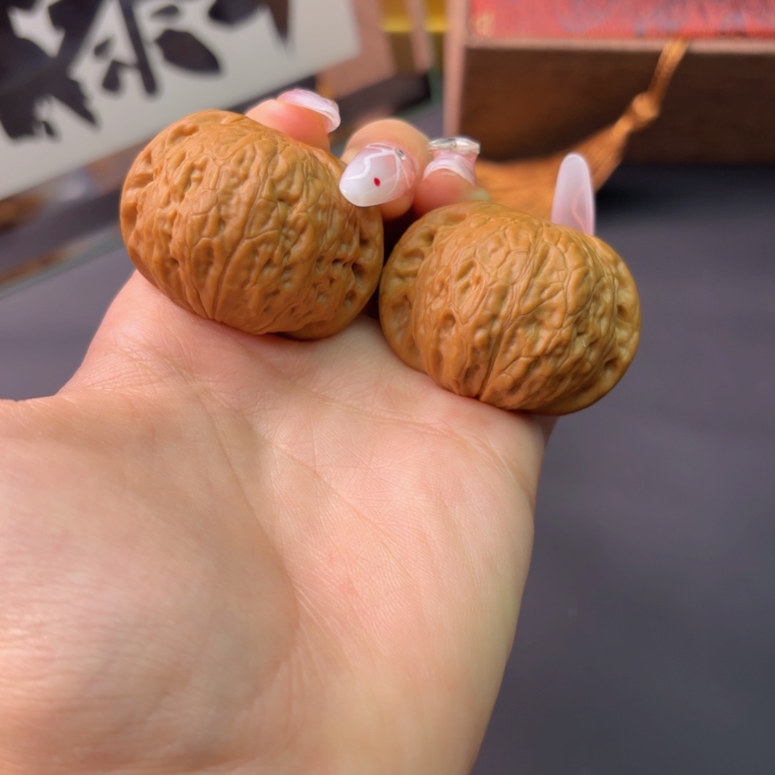 文玩核桃把件铁锤41微修