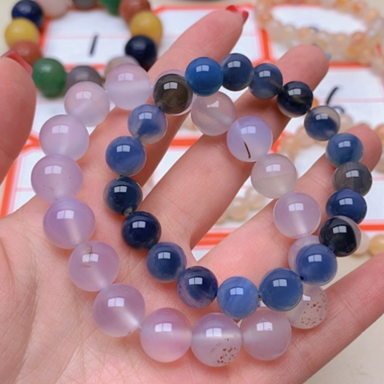 【闪购商品】未镶嵌玛瑙/玉髓珠宝半成品星*