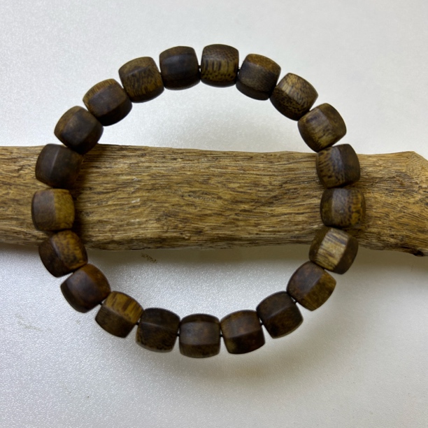 沉香沉香绿棋楠单圈圆珠手串多种产地可选