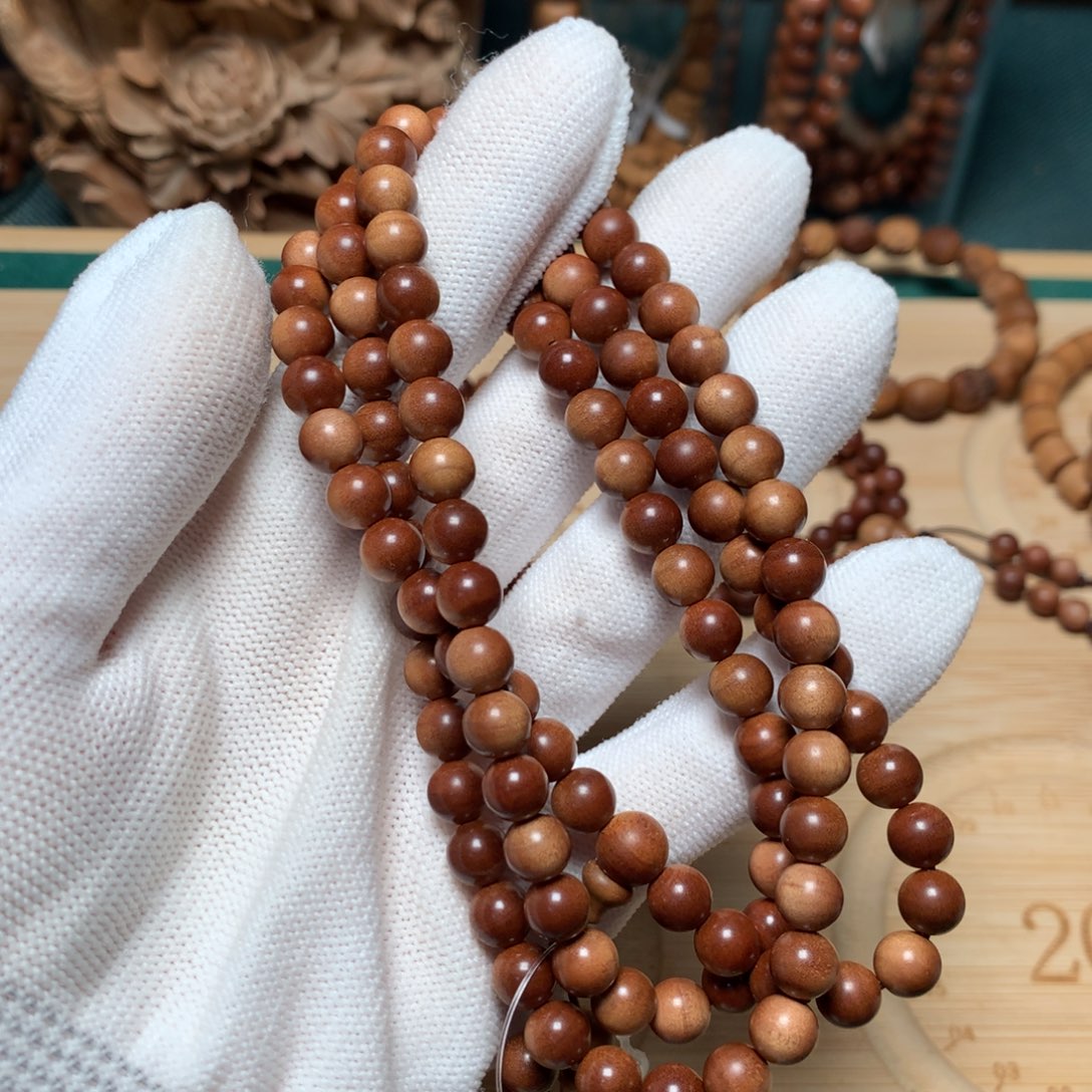 檀香木手串/手链顺****神迈索尔老山檀7x108沉水