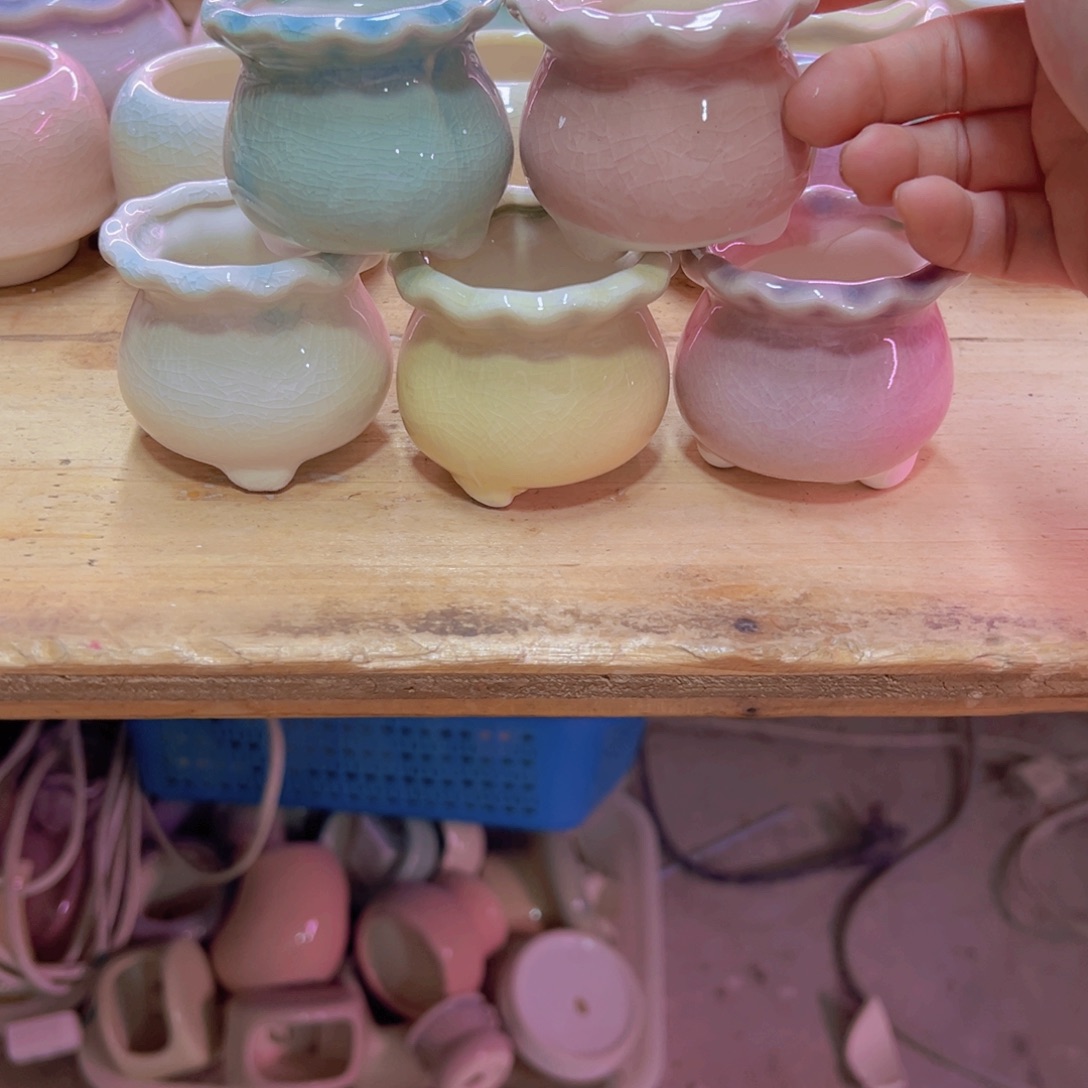 陶瓷花盆当场凑满12包邮