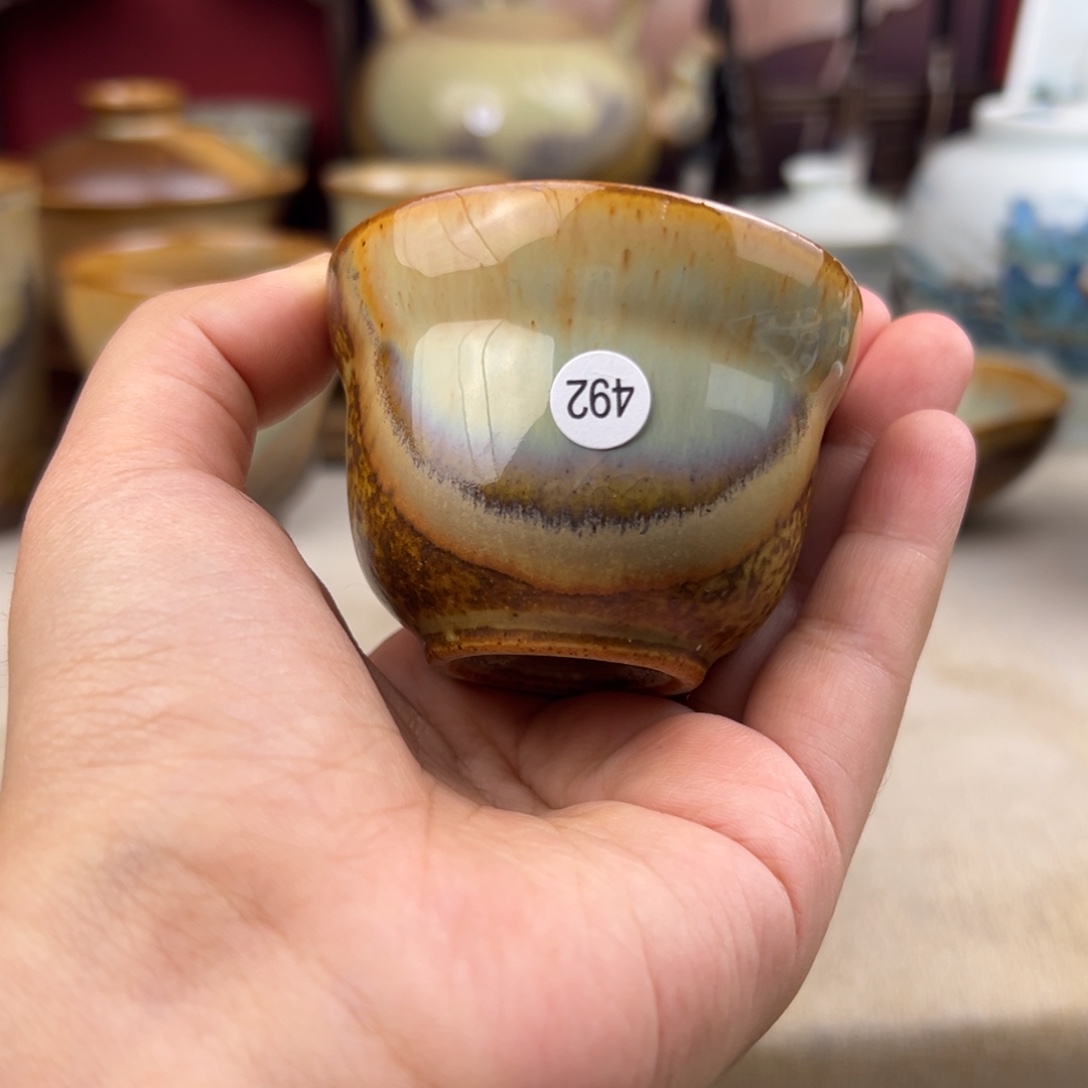 杯纯手工柴烧主人杯