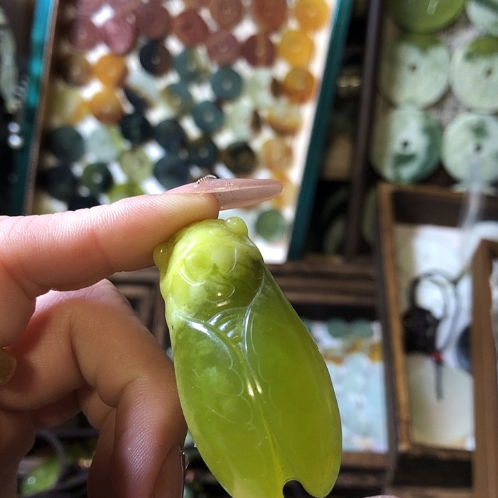 岫玉岫玉挂件未镶嵌