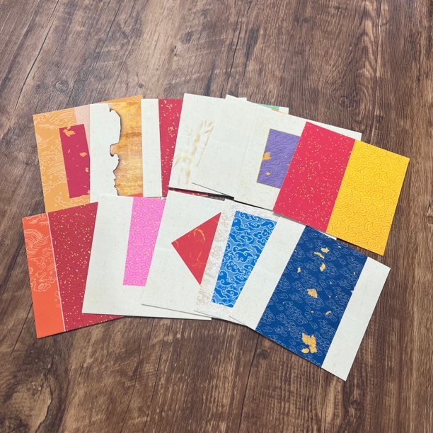 问纸楼·新品方4寸12色文创拼接软卡（24张）