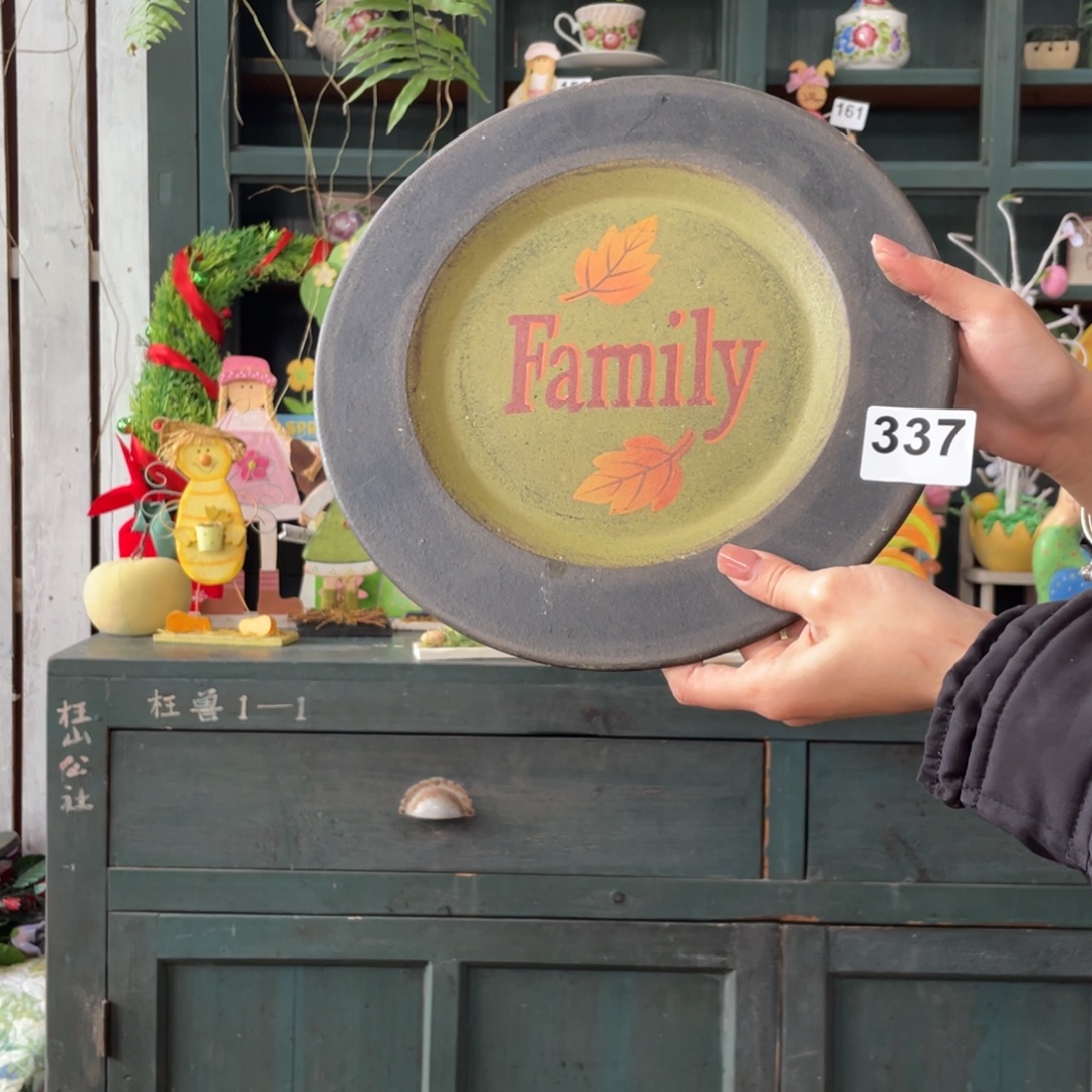 木质圣诞月福老货玩具中古风默认微瑕